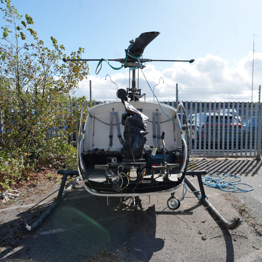 Bell 47 helicopter restoration blog
