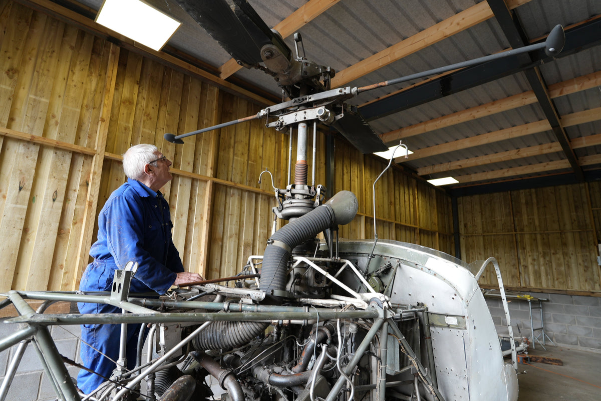 The Bell 47 Restoration Is Underway