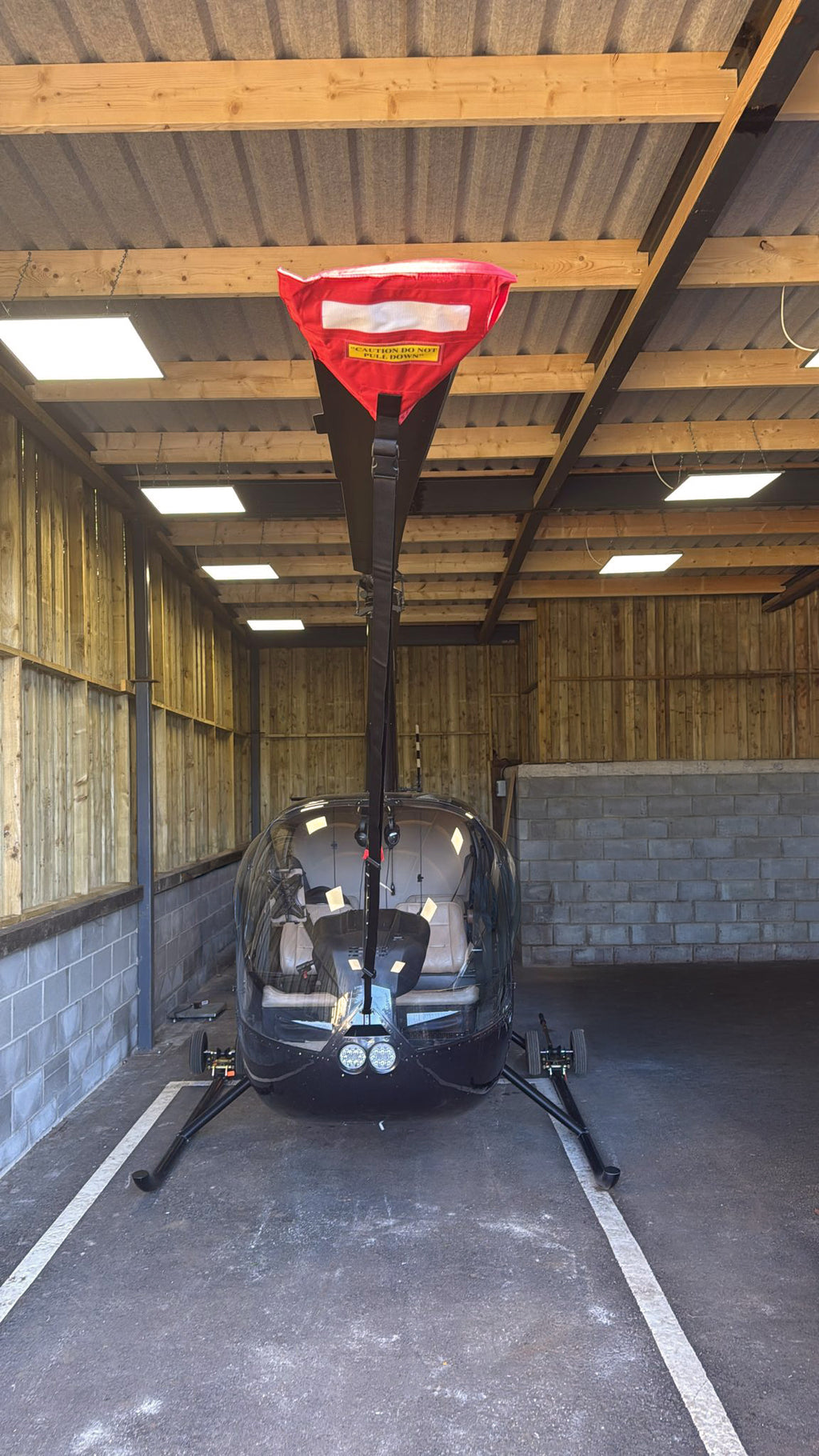 R44 Rotor Blade Tie Downs